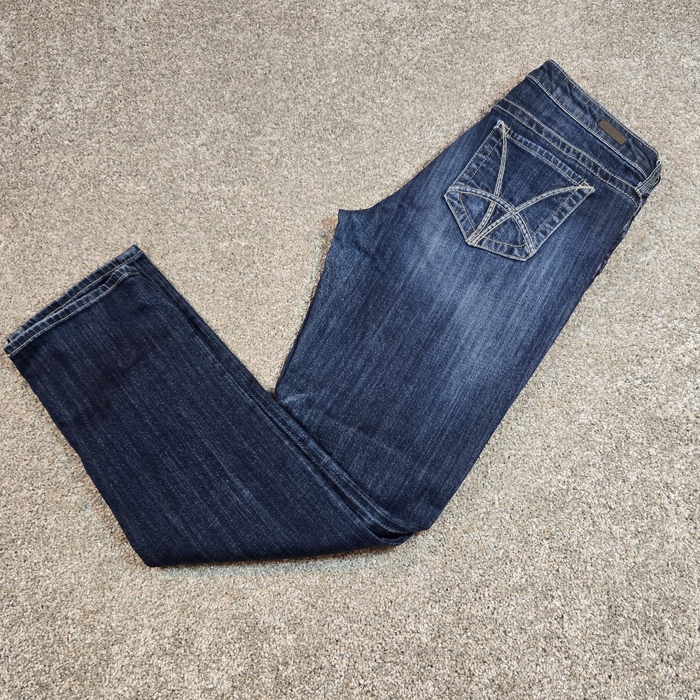 Kut From The Kloth Stevie Straight Leg Women's Size 8 Stretch Dark Wash Jeans